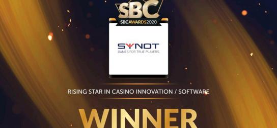 SYNOT Games winning streak continues at the SBC Awards 2020